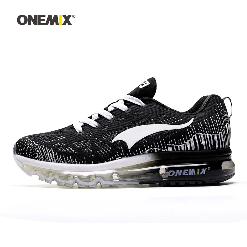 Мужские кроссовки ONEMIX черные для бега на воздушной подушке Прогулочные 8 - купить