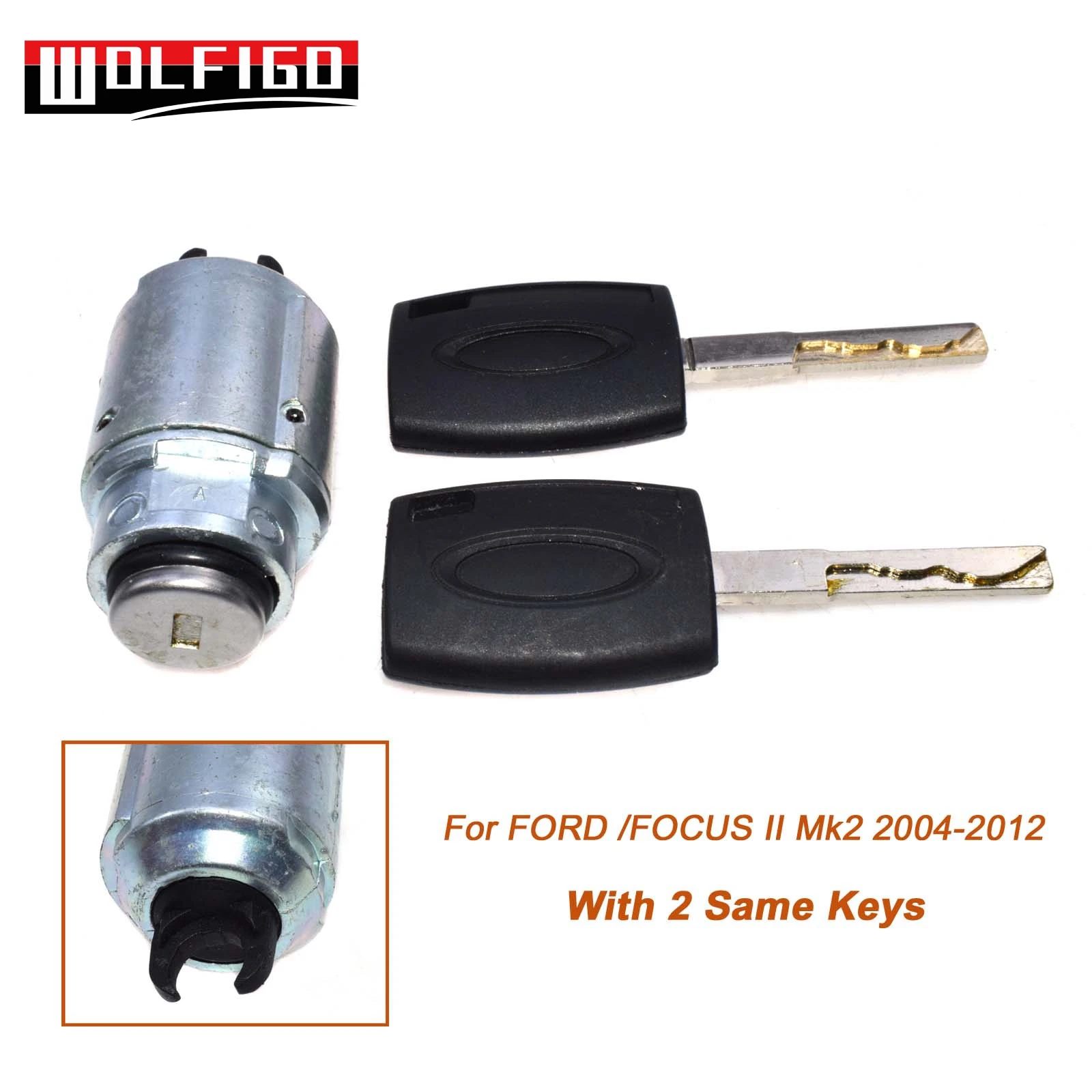 WOLFIGO новый комплект для ремонта капота автомобиля с 2 Одинаковыми Ключами Ford Focus II