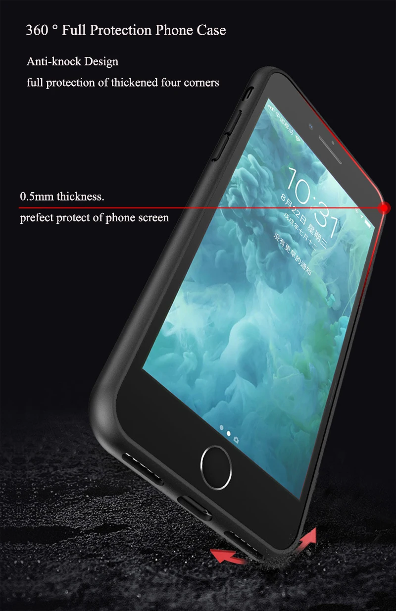 Чехол для телефона для планшета для iPhone X, 7, 8 Plus, складной чехол-подставка для рисования, доски для рисования, Накладка для компьютера, Мягкий бампер из ТПУ для iPhone 7, 6