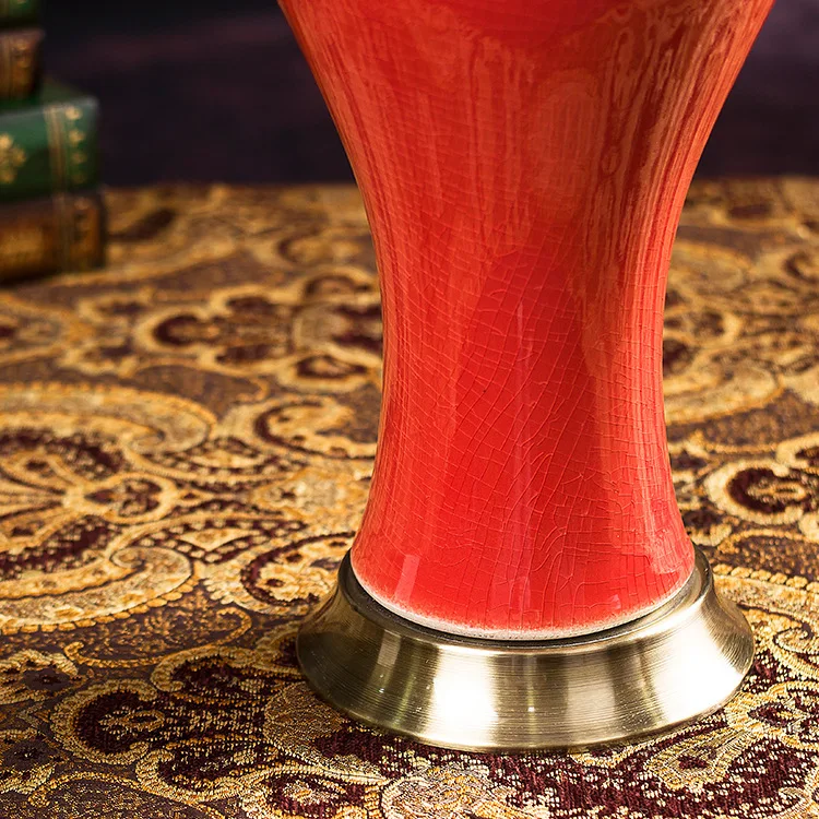 christmas Jingdezhen ceramic high temperature coloured glaze handmade flower floral insert modern simple home decoration | Дом и сад