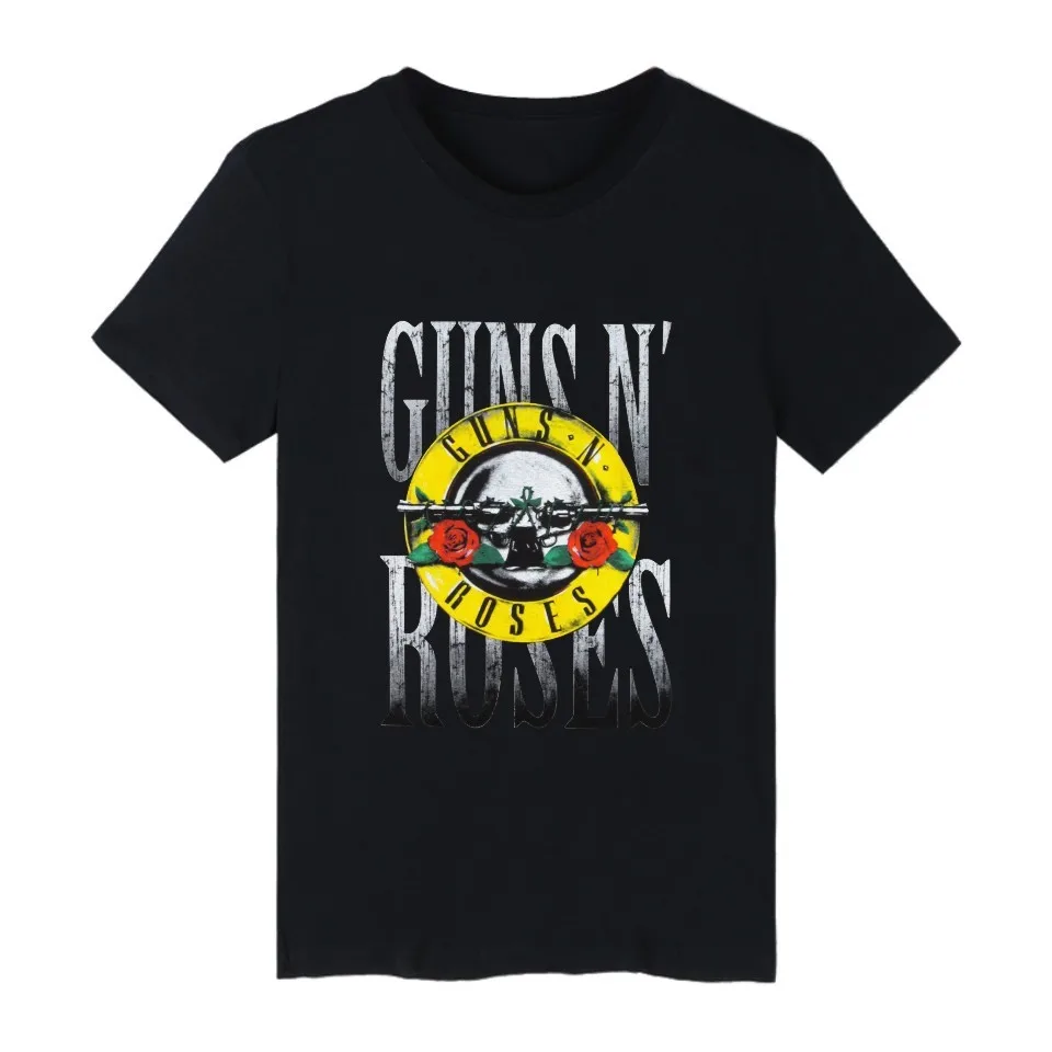 Guns N Roses T Shirt Men Women Hip Hop Short Sleeve tshirt T-shirt Harajuku Streetwear T Shirts Top brand Clothes Guns and Roses