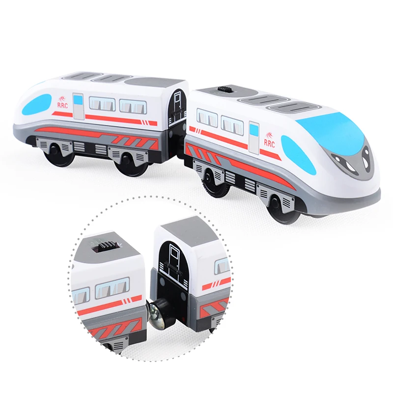 Магнитная Батарея управляемый действий поезд мощный двигатель Bullet Train игрушки