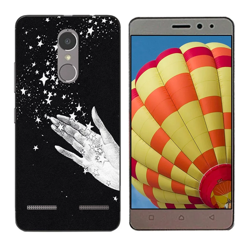 Мягкие чехлы из ТПУ Для Lenovo K6 с питанием Shel ручная печать для K6power комбинированный