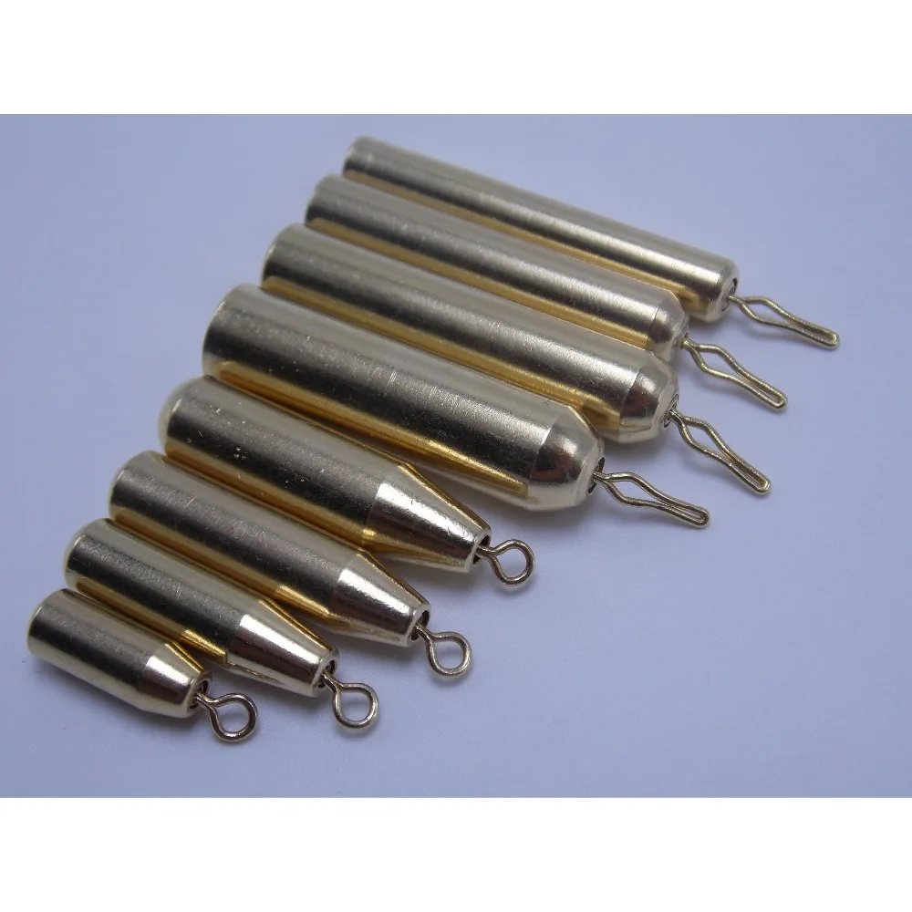 CATCHSIF 41 шт. латунный карандаш Drop Shot Finesse weedless Bass Fishing Weights