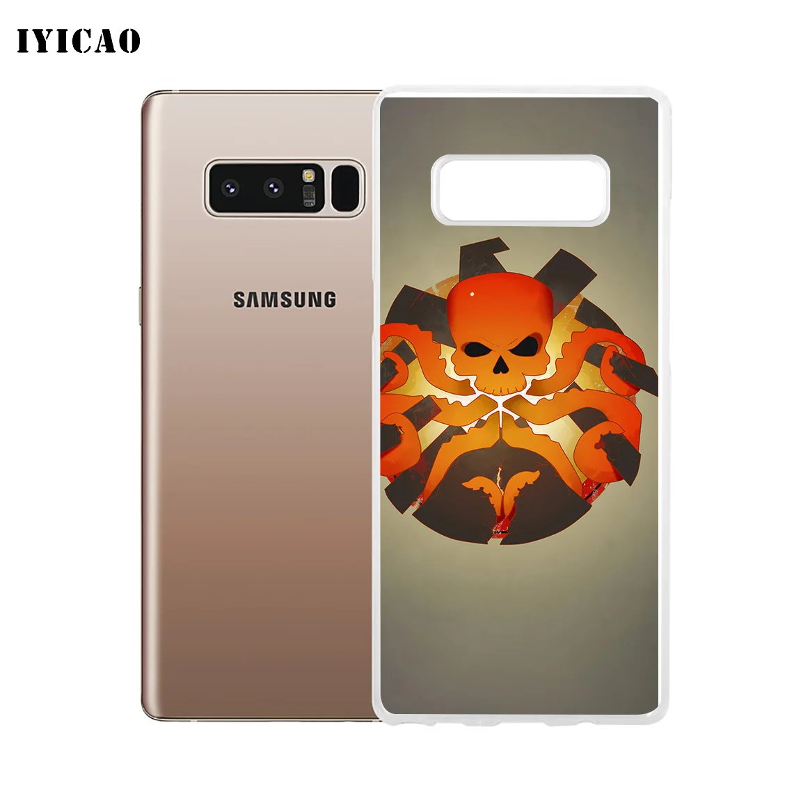 IYICAO Защитный Мягкий силиконовый чехол с Марвел для Samsung A5 A6 Plus A7 A8 A9 J3 J5 J7 Note 8 9 из