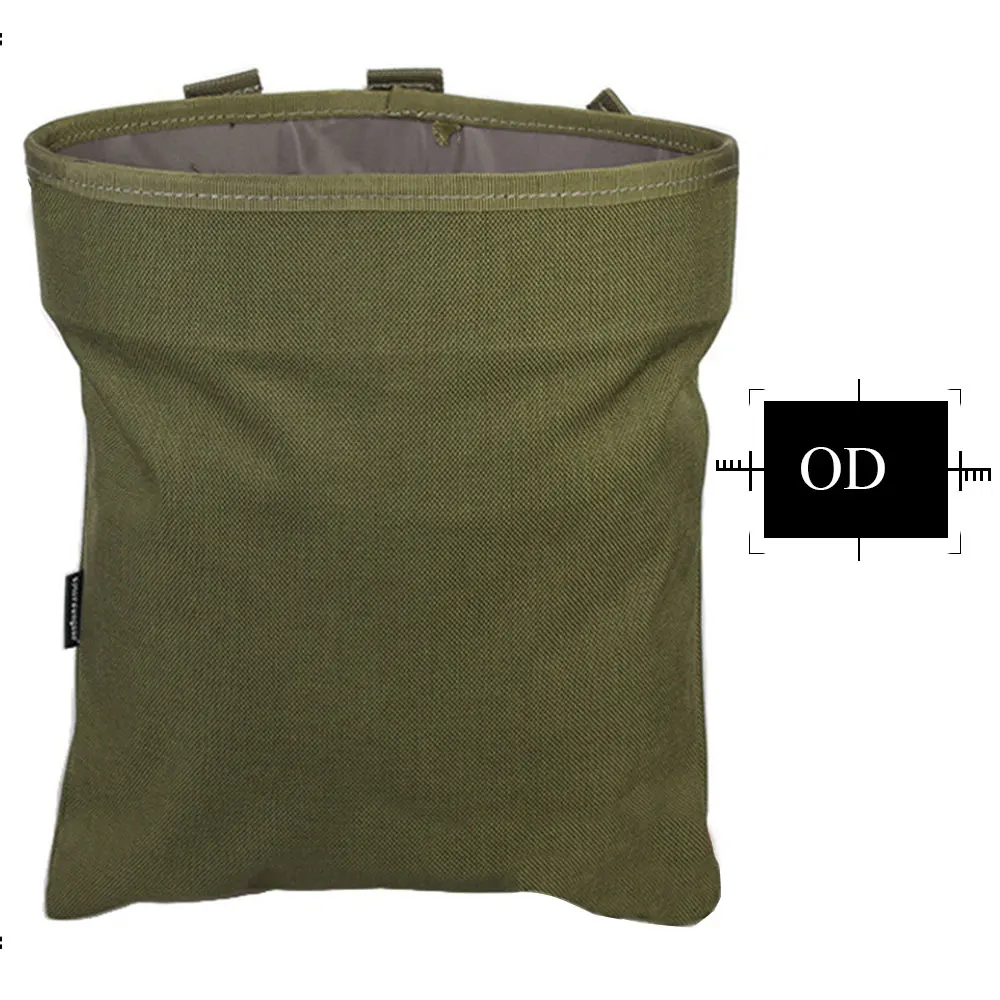 EMERSONGEAR Drop pouch тактический мешок для мелочей складной дампа Airsoft военный подсумок сумка мультикам черный чехол EM6032
