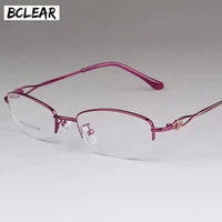 bclear spectacle frame women eyeglasses computer prescription myopia optical for female eyewear clear lens alloy glasses frame