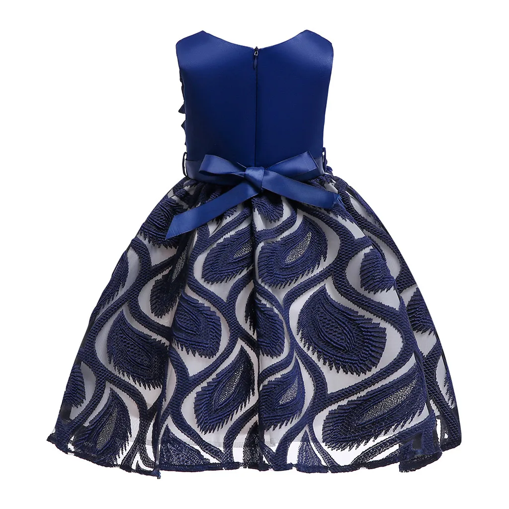 Fancy Butterfly Kids Girl Wedding Flower Girls Dress Princess Party Pageant Formal Prom Little Baby Birthday | Детская одежда и