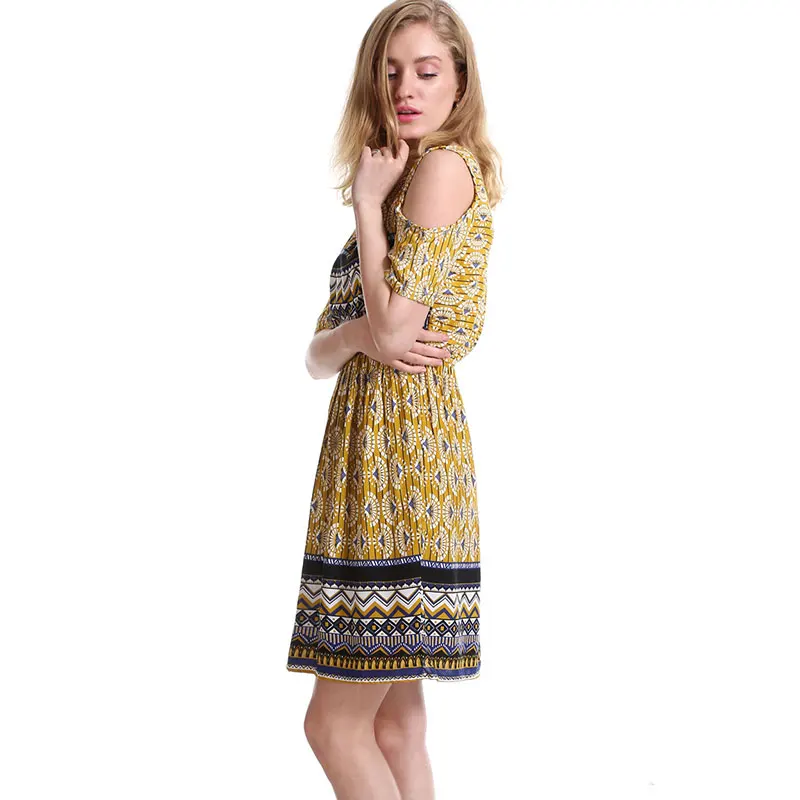 Пикантное бальное платье с открытыми плечами свободное мини в офисном стиле