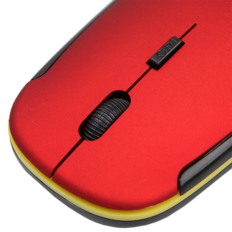 Оптовая продажа 1 шт. новая тонкая беспроводная оптическая мышь kebidumei Mini USB 2 4 ГГц