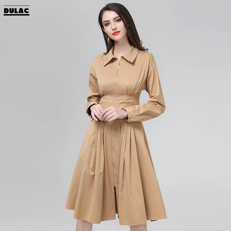 2018 Весна Европейский Новое поступление Для женщин Мода отложной воротник с