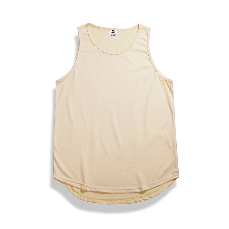 Новое поступление мужской летний Удлиненный топ в стиле хип хоп модный белый