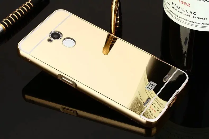 Для zte Blade V7 Lite чехол с металлической рамкой бампер набор горячий чехол для телефона Корпус Fundas зеркальный пластиковый чехол для zte Blade V7 Lite 5 дюймов