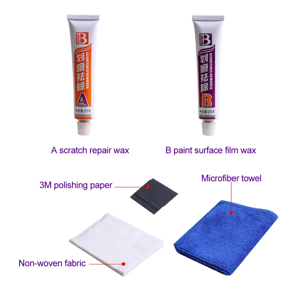 Car Paint Scratch Repair Agent Removal Abrasive Set Care Window glass Cleaning Auto Accessories TSLM1 | Автомобили и мотоциклы