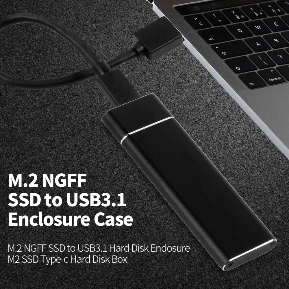 USB 3 1 на M.2 для NGFF SSD переносной Жесткий диск адаптер карта Внешний корпус чехол m2