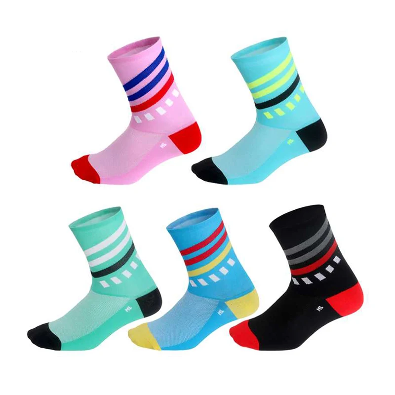 2018 профессиональный бренд велосипедные спортивные носки защищают ноги дышащая и