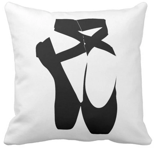 Новинка чехол подушка для балерины пуанты обувь подушки черные белые подарки