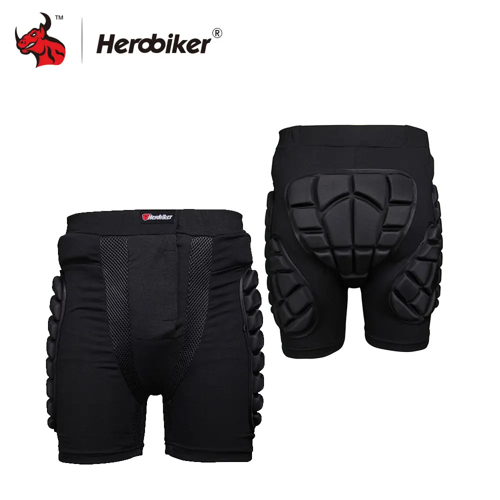 HEROBIKER мотоциклетные шорты Защитное снаряжение бедра мягкие лыжи коньки сноуборд