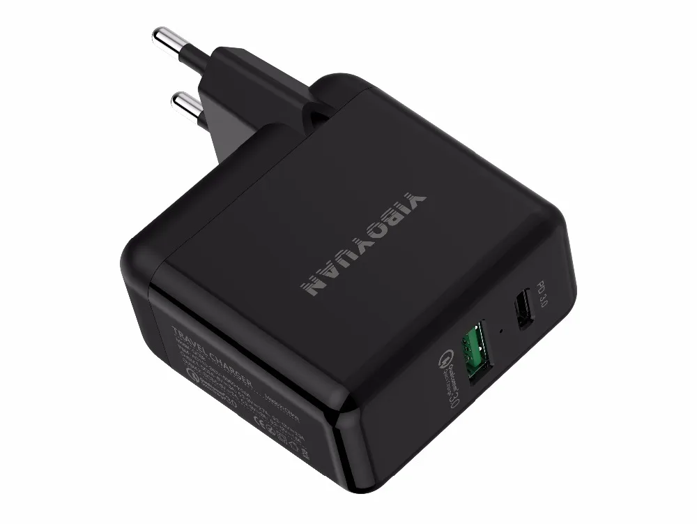 

36 Вт USB C PD зарядное устройство QC3.0 для Samsung Galaxy S8 Macbook Nintendo Switch