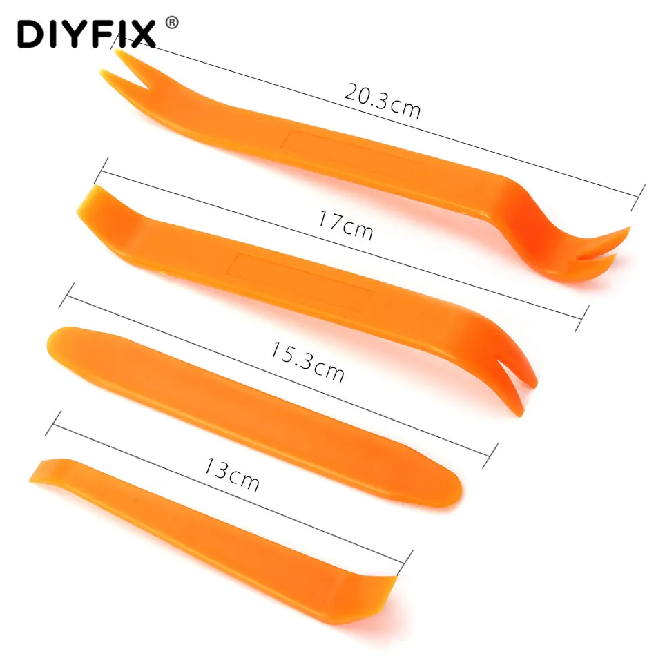 DIYFIX 12 в 1 портативный автомобильный радиоприемник панель дверь зажим для панели