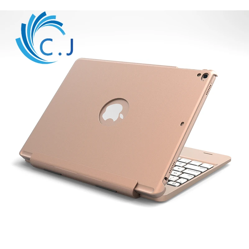 Ультратонкий Портативный беспроводной Bluetooth чехол для клавиатуры для ipad Pro 9,7, Apple ipad клавиатура, ipad, ipad air1/air2 - Цвет: Golden