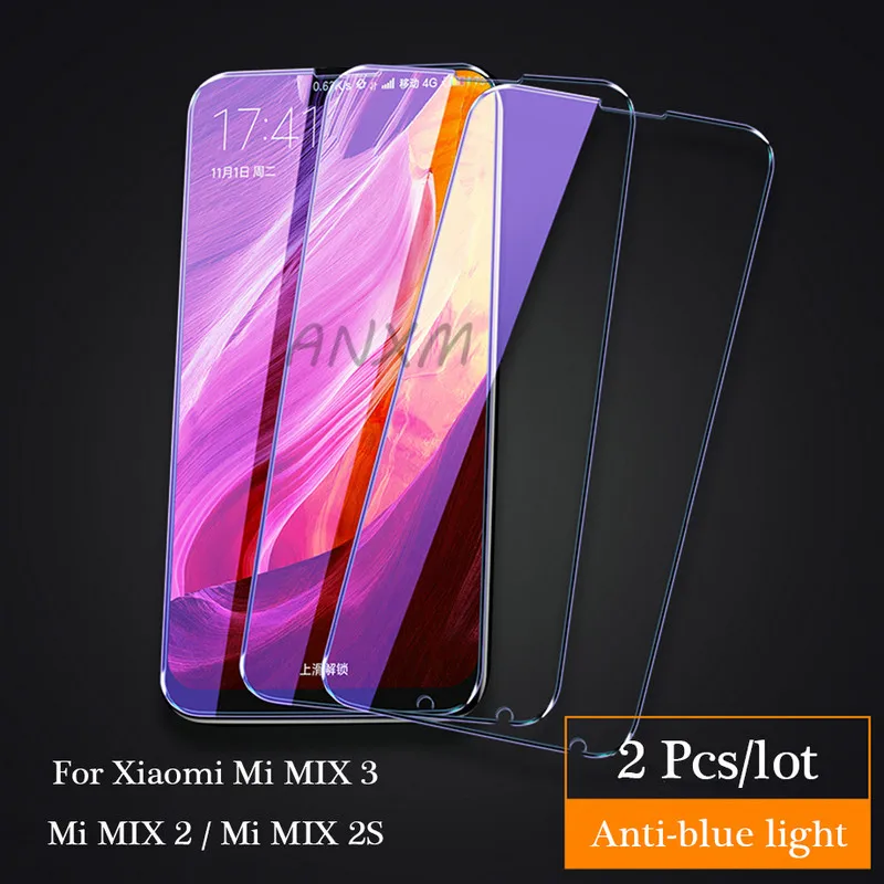 

2Pcs/lot Full Cover Tempered Glass For Xiaomi Mi MIX 2 2s 3 MIX3 MIX2s MIX2 Screen Protector For Xiaomi Mi MIX 3 2 2s Glass Film