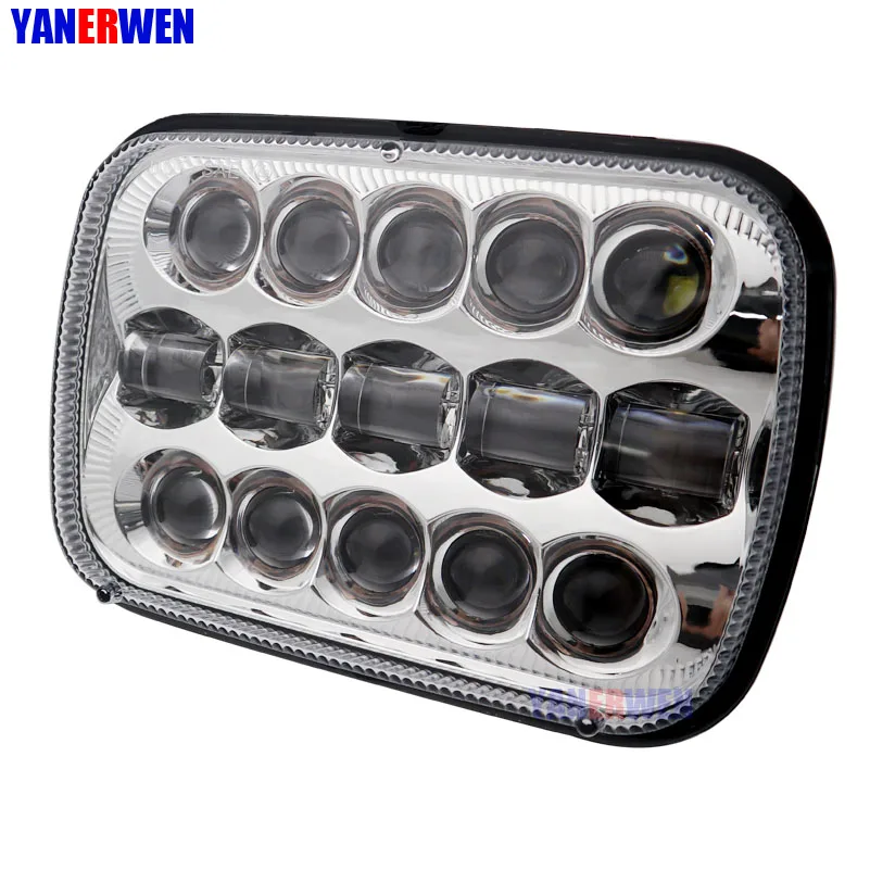 Прямоугольные 5x7 6x7 светодиодные фары 7x6 Led герметичный луч H6054 H5054 6052 для Jeep Wrangler YJ