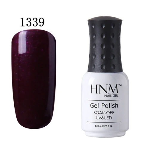 HNM 8 мл УФ-гель для ногтей светодиодный светильник Гель-лак 58 цветов Гель-лак чистые цвета Полупостоянный Гель-лак для ногтей основа - Цвет: 1339