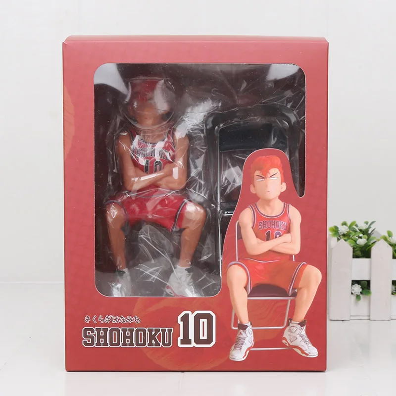 1 with box 15 см Dunk рисунок ханамичи сакураги Rukawa Kaede Акаги Такенори miyagi Ryota ПВХ фигуркы игрушки - Цвет: 1 with box