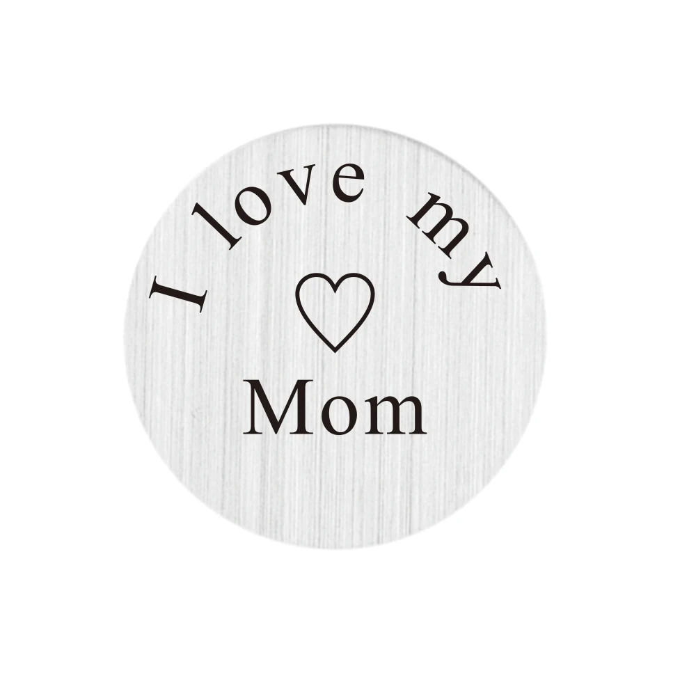Новейшие плавающие амулеты из нержавеющей стали I love my mom Оконные Плиты для жизни