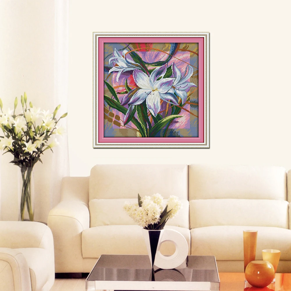 Joy Sunday Lily, вышивка крестом, вышивка крестом, наборы для вышивки, набор для рукоделия