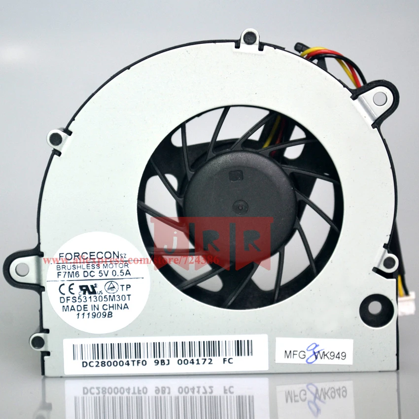 100% новый вентилятор охлаждения для ноутбука Acer Aspire 7739 7739G 7739Z 7739ZG 4439 4469 серия