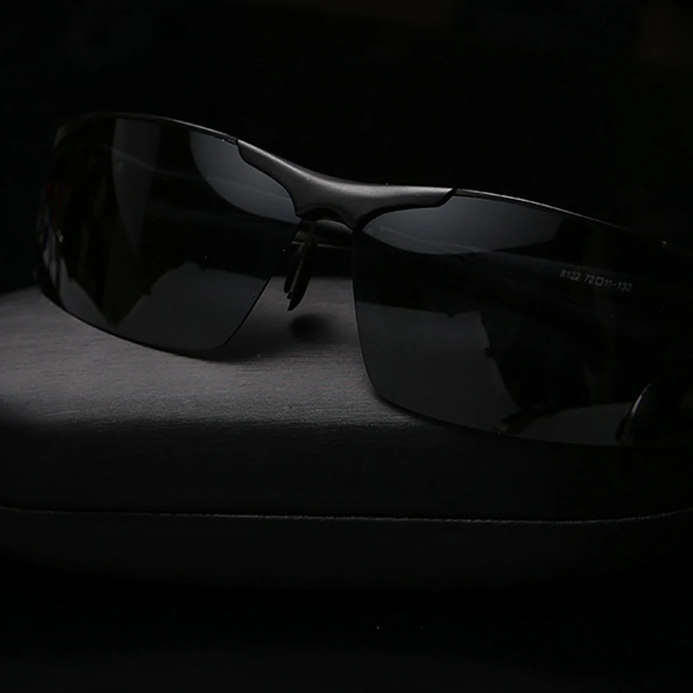 Aoron алюминиево магниевый мужские солнцезащитные очки поляризованные спортивные