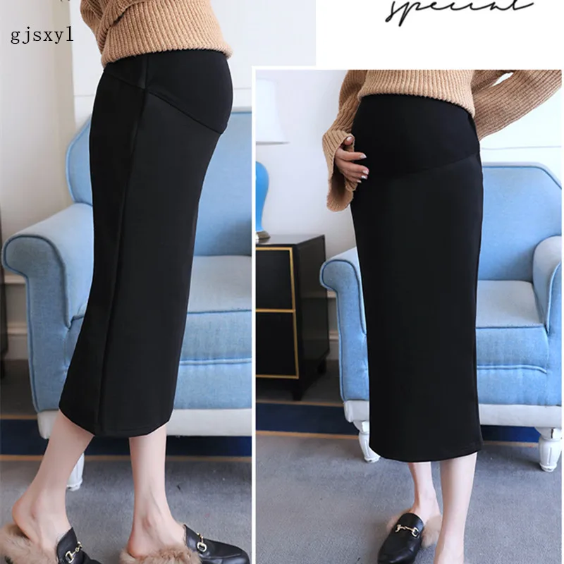 Платье для беременных с эластичной резинкой на талии 2017|Юбки| |