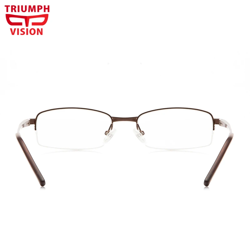 Мужские фотохромные очки TRIUMPH VISION Прямоугольная оправа полуоправа диоптрийные