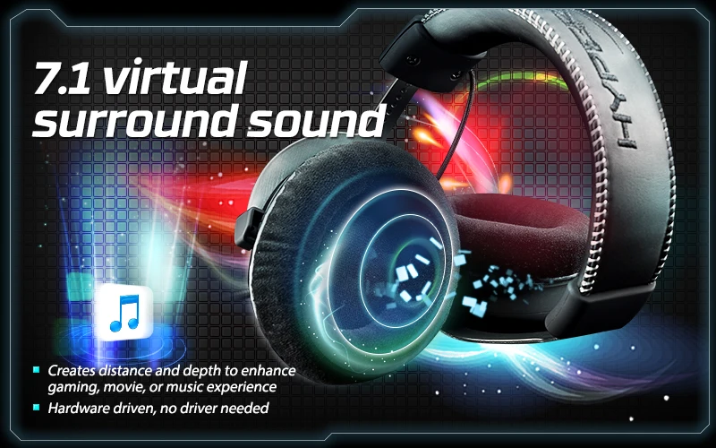 kingston HyperX Cloud II Hi-Fi игровая гарнитура для ПК PS4 Xbox 7,1 виртуального объемного звука с Шум микрофон с функцией шумоподавления