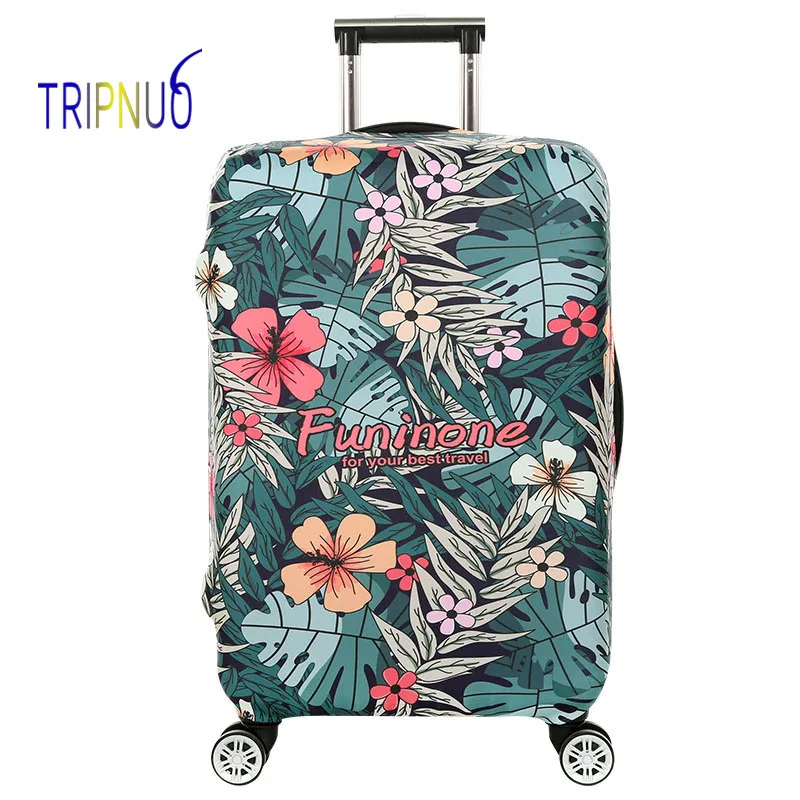 Чехол TRIPNUO для чемодана с утолщенными дорожными фламинго защитный чехол