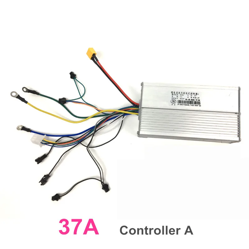 37A Controller A JP 60 в 25A 37A Электрический контроллер для мотороллера электрическая доска для 60 в двойной мотор электрический скутер usefor FLJ скутер - Цвет: 37A Controller A
