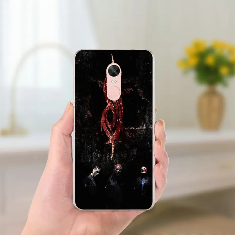 Лидер продаж Slipknot Rock Для Сяо mi красный Note 4X2 3 S 4A 5 6 5S 5X 5A 6X Pro Plus Shell Мягкие TPU кремния