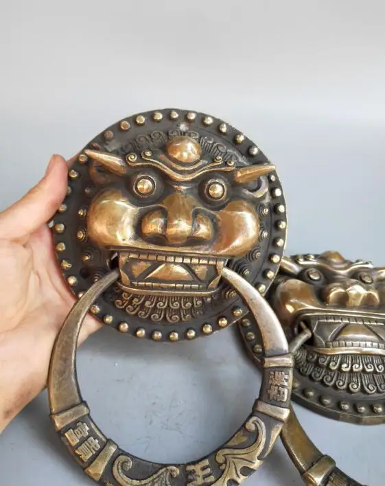 Китайские кольца для дверей из чистой латуни | Дом и сад