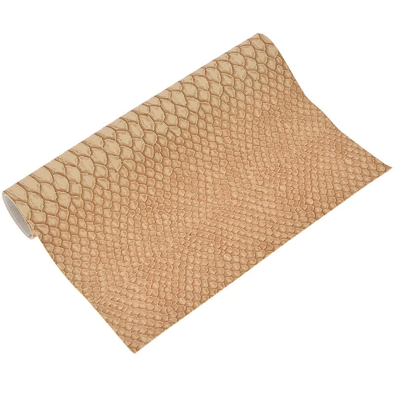 Beige She Love A4 винтажная змеиная кожа узор кожаная ткань 29x21 см PU Лоскутная Ткань Сделай Сам домашние текстильные украшения поставки - Цвет: Beige