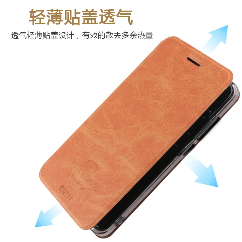 Оригинальный винтажный кожаный чехол Mofi для Xiaomi Redmi Note 8 Pro T роскошный флип с