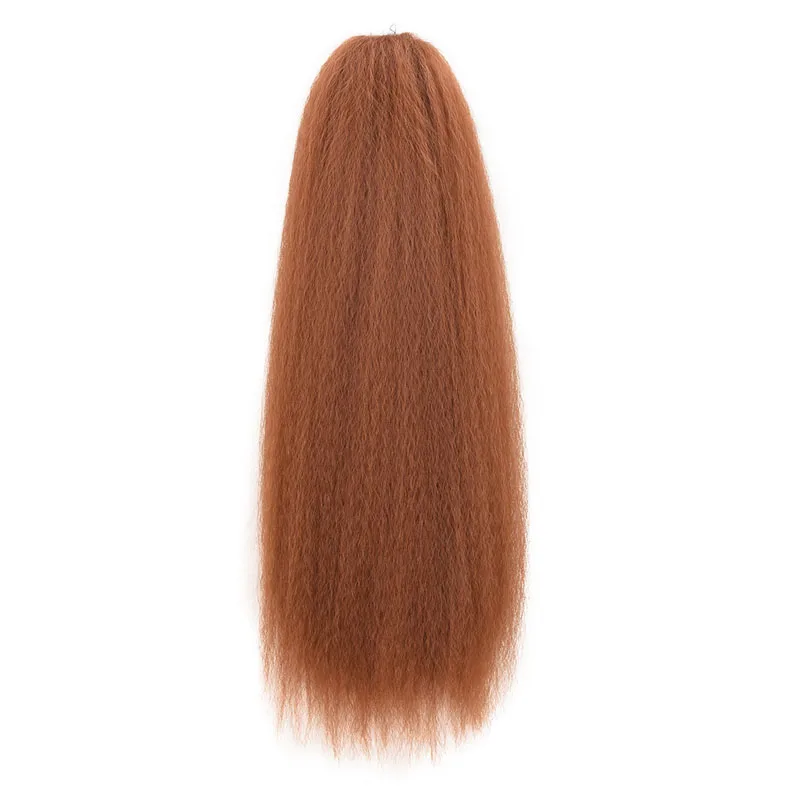 Jeedou прямые волосы Yaki конский хвост шнурок Updos хвосты 55 см 100 г Черный Коричневый синтетические волосы для наращивания пушистые Haipieces