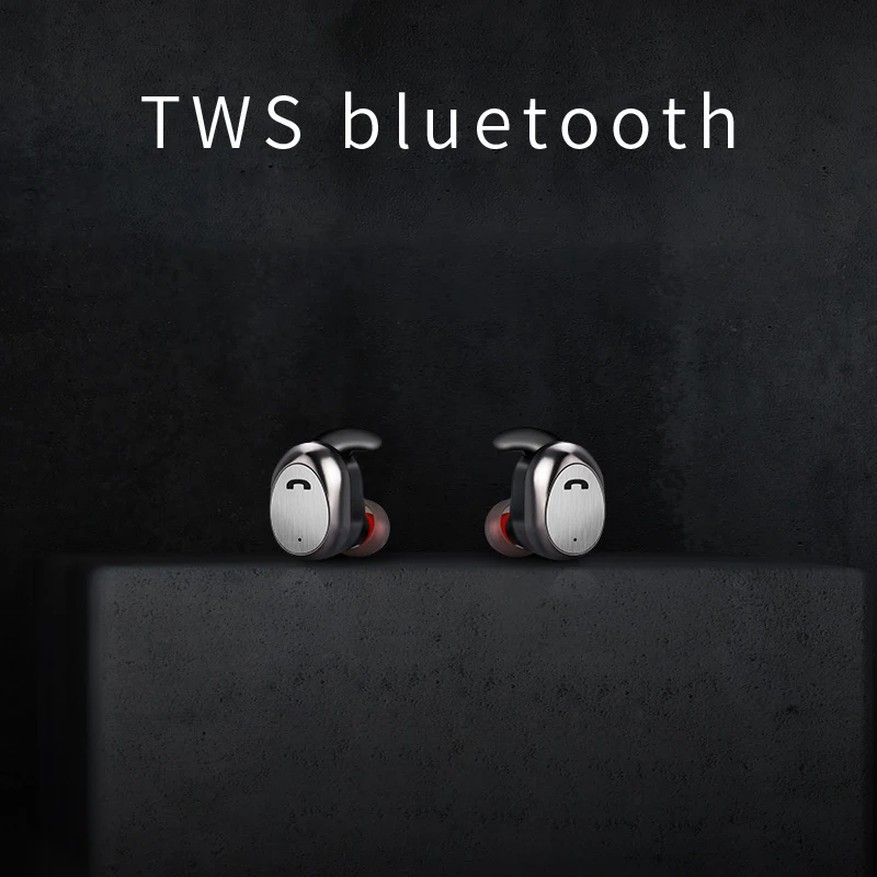 BINYEAE беспроводные наушники Mini M9 TWS 4 1 Blutooth зарядный чехол металлические вкладыши