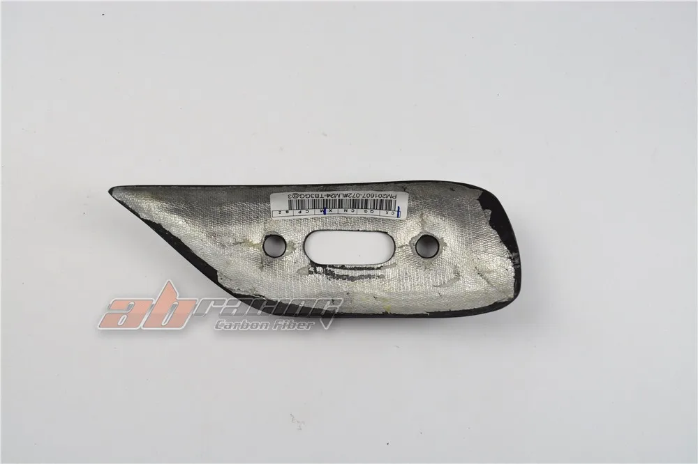 Крышка выхлопного коллектора для Ducati Monster 696 795 796 1100 полностью углеродное волокно саржа