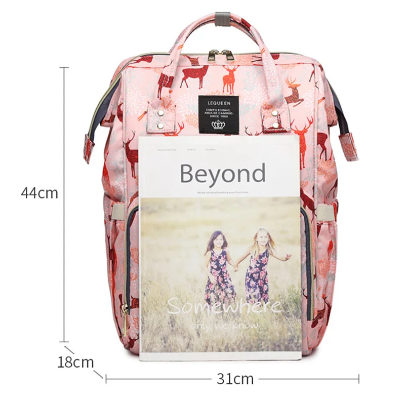 Diaper Bag Travel Mummy Backpack Maternity Nappy Changing Bags Large Capacity Waterproof Nursing Wet Swan For Baby Care | Мать и ребенок