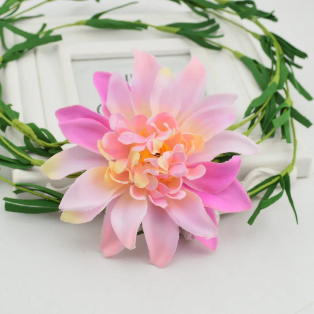 Pink purple 5 шт., 10 см, искусственные хризантемы, шелк, африканская Хризантема, цветок, украшение для свадьбы, ремесло, искусственный цветок - Цвет: Pink purple