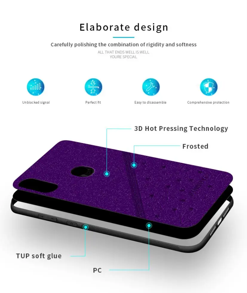 Чехол для Xiaomi Redmi 7/Redmi Note 7 (Note7 Pro) Модный гибридный жесткий чехол Lucky Star мягкий