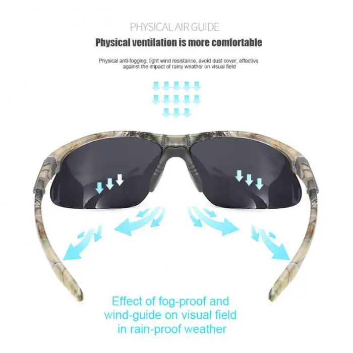 Men Polarized Glasses Ultralight Windproof UV Protective Fishing Cycling Sport Sunglasses MC889