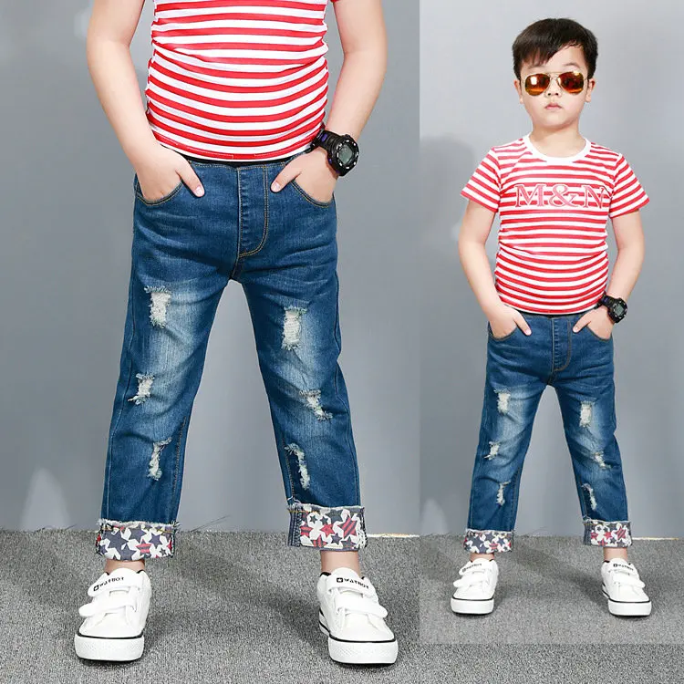 Коллекция 2017 года Осенние штаны для маленьких мальчиков весенние детские